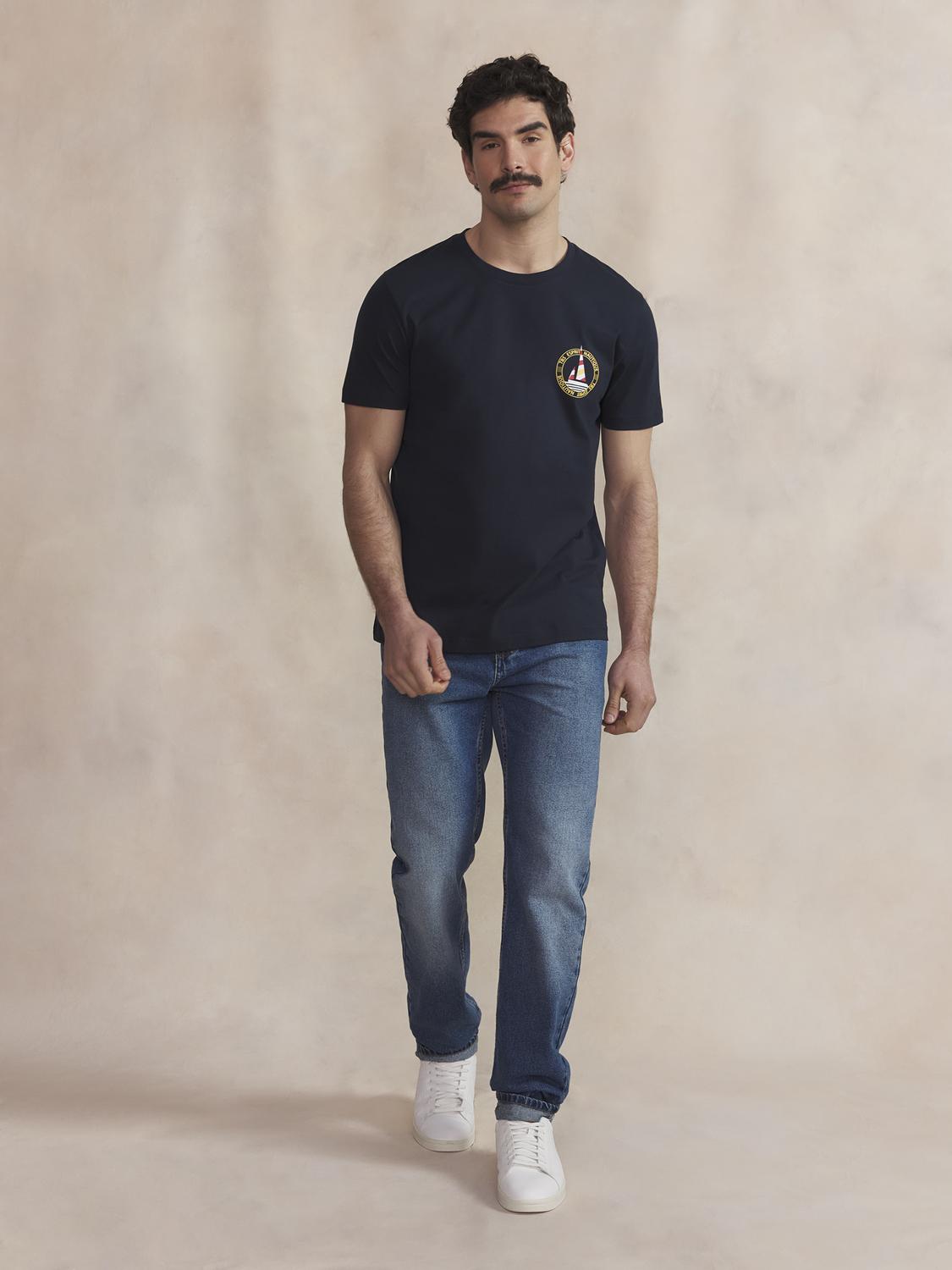 Tee Maille Homme Marine KYSONTEE