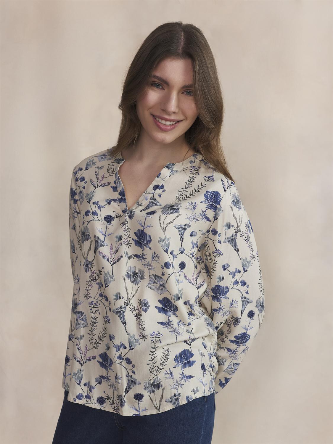 Blouse Femme Beige NOEMAMIS