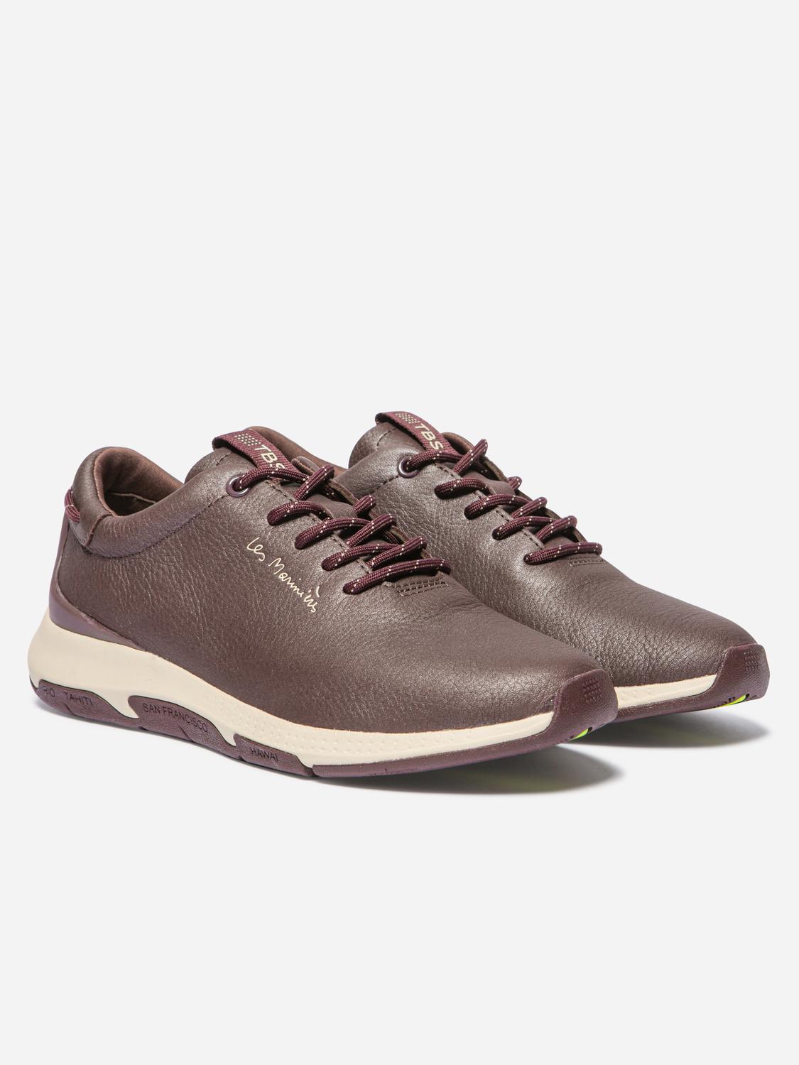 Running Femme Doublée Textile Cuir Synagot JAZZRUN