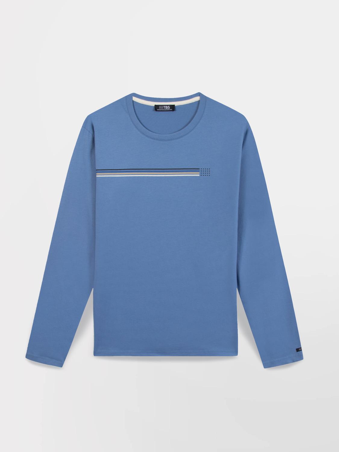 T-Shirt Manches Longues Bleu JONSITEE T-Shirt Manches Longues Bleu JONSITEE