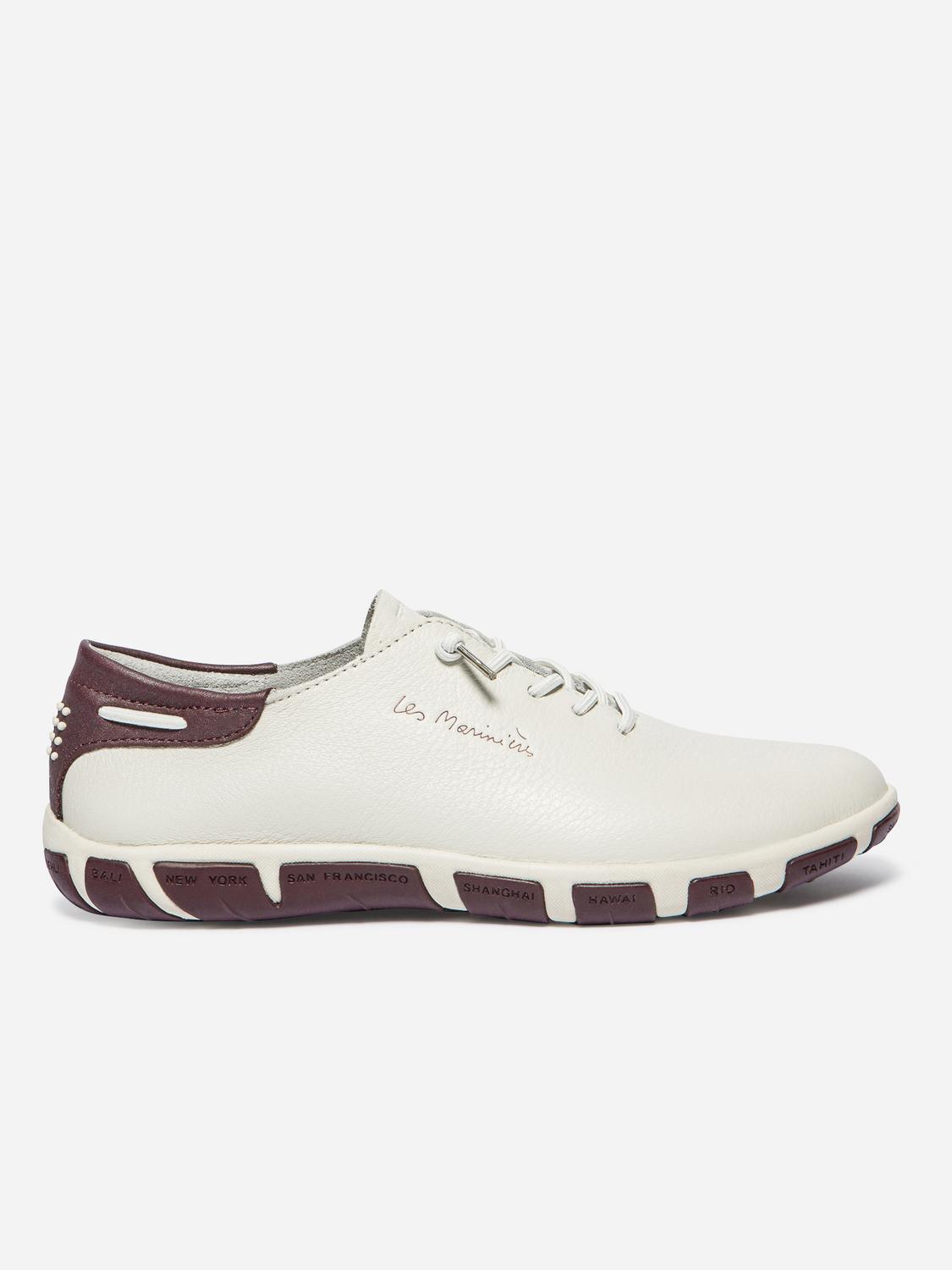 Tennis Femme Textile Blanc et Synagot JAZLACE