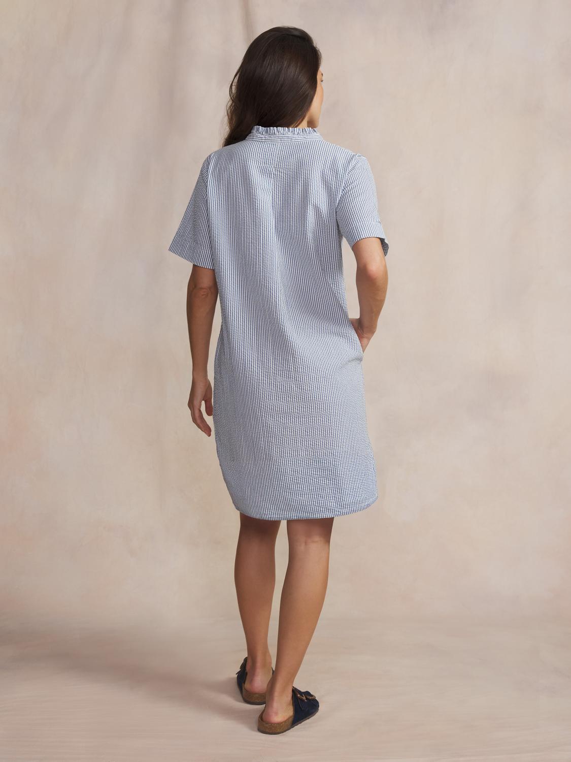 Robe courte femme chambray BABETROB