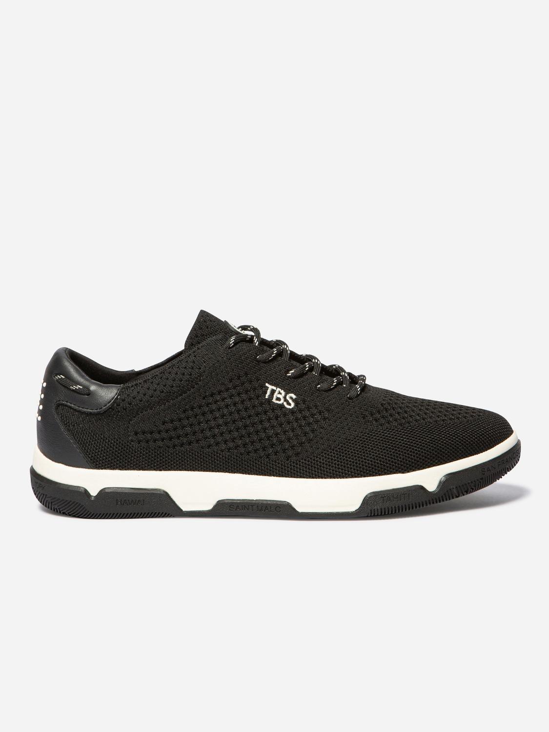 Tennis en toile homme noir GUEKNIT