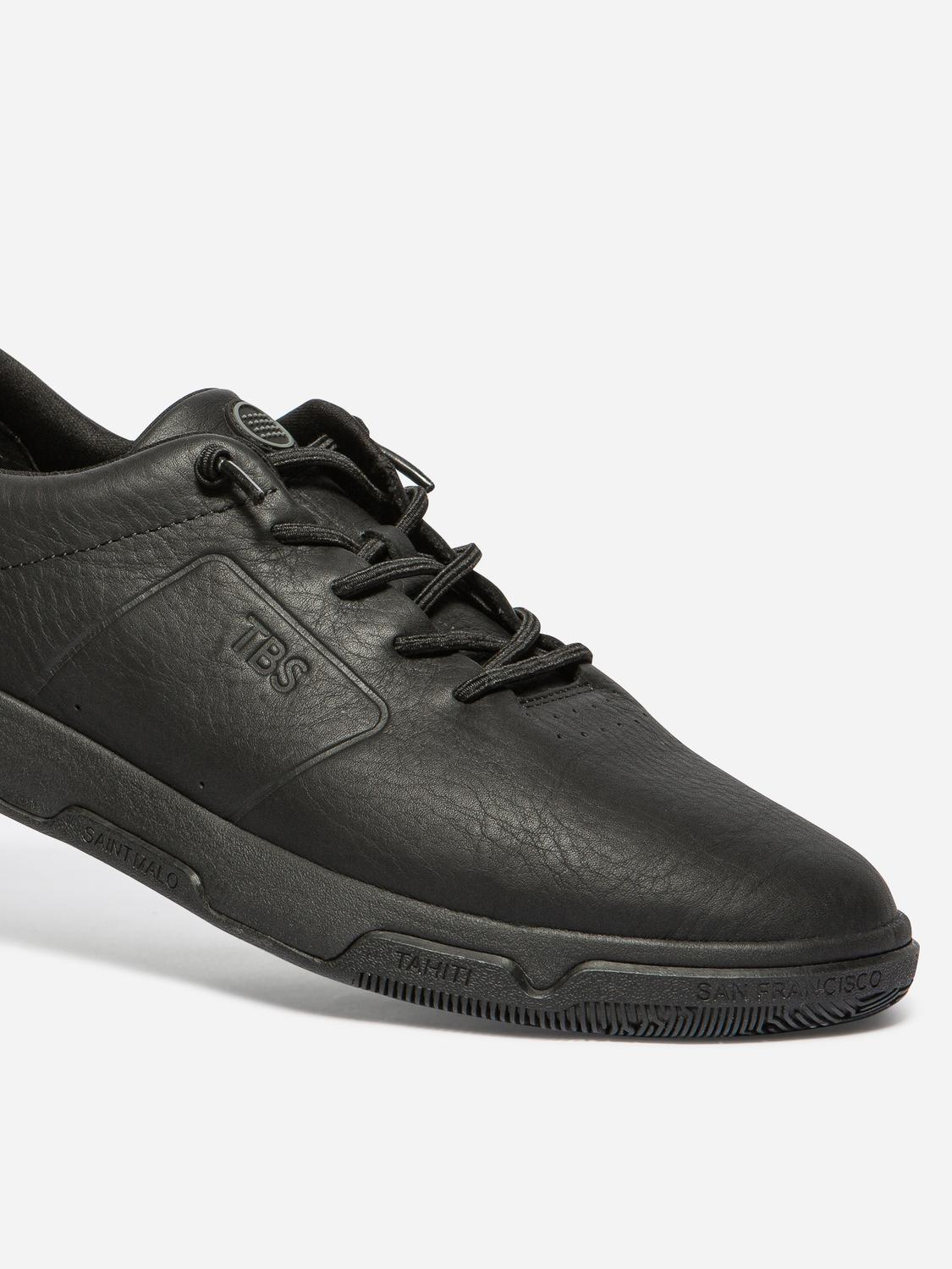 Tennis Homme cuir Noir GELAZZY
