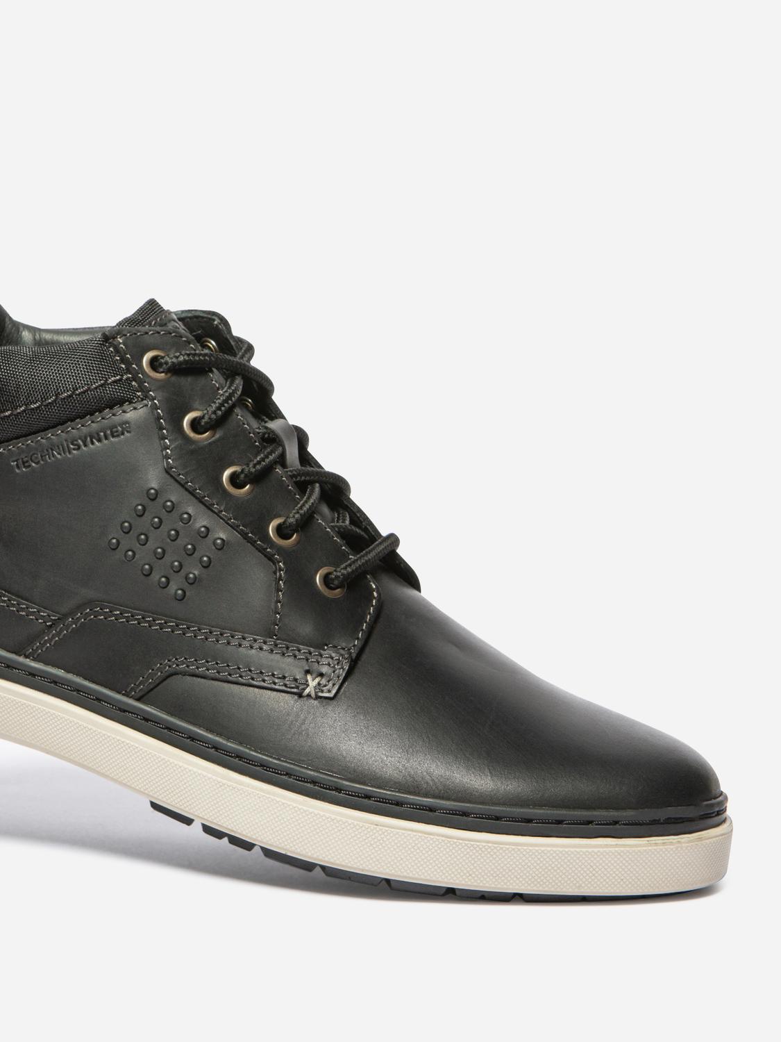 Bottines Homme Cuir Noir BERNNIE