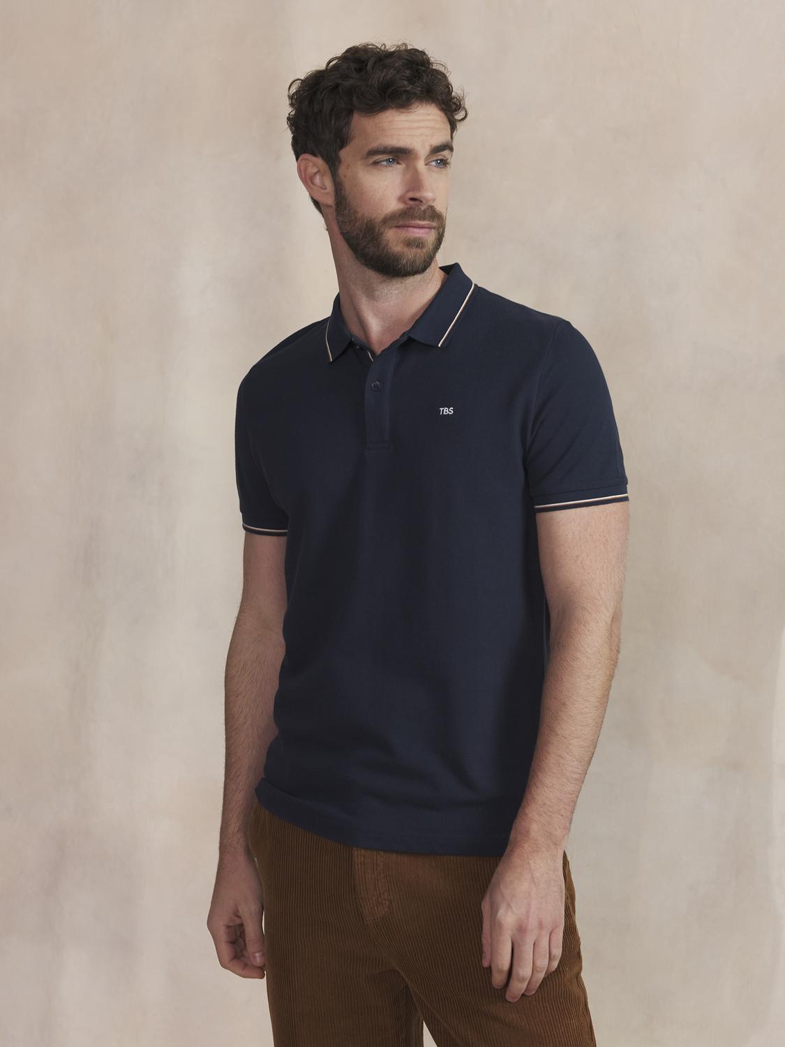 Men's polo shirt Navy DARELPOL