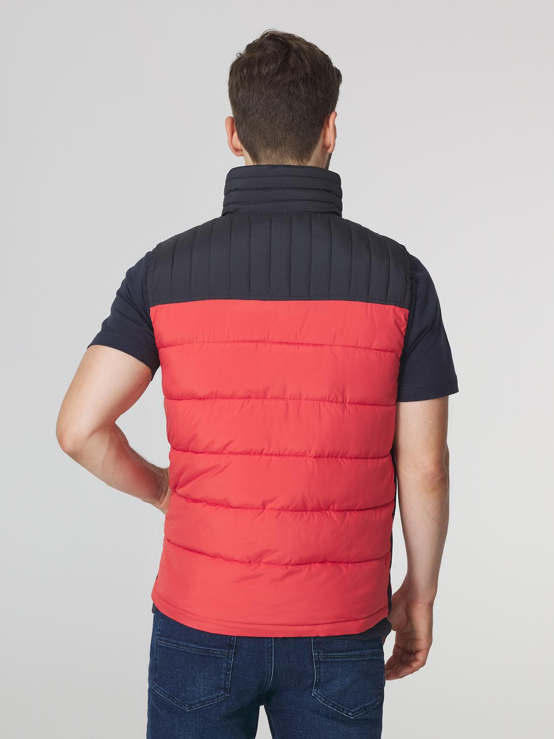 Doudoune Homme Réversible Noir et Rouge UDDISAN