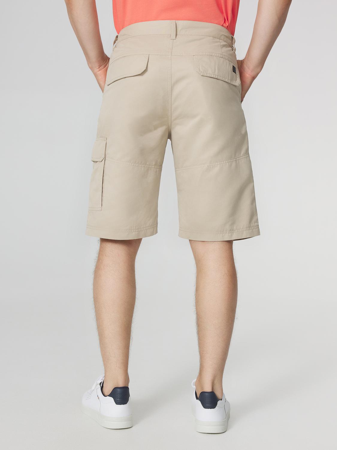 Bermuda Homme Ceinture Semi-élastiquée Beige FUPPABER