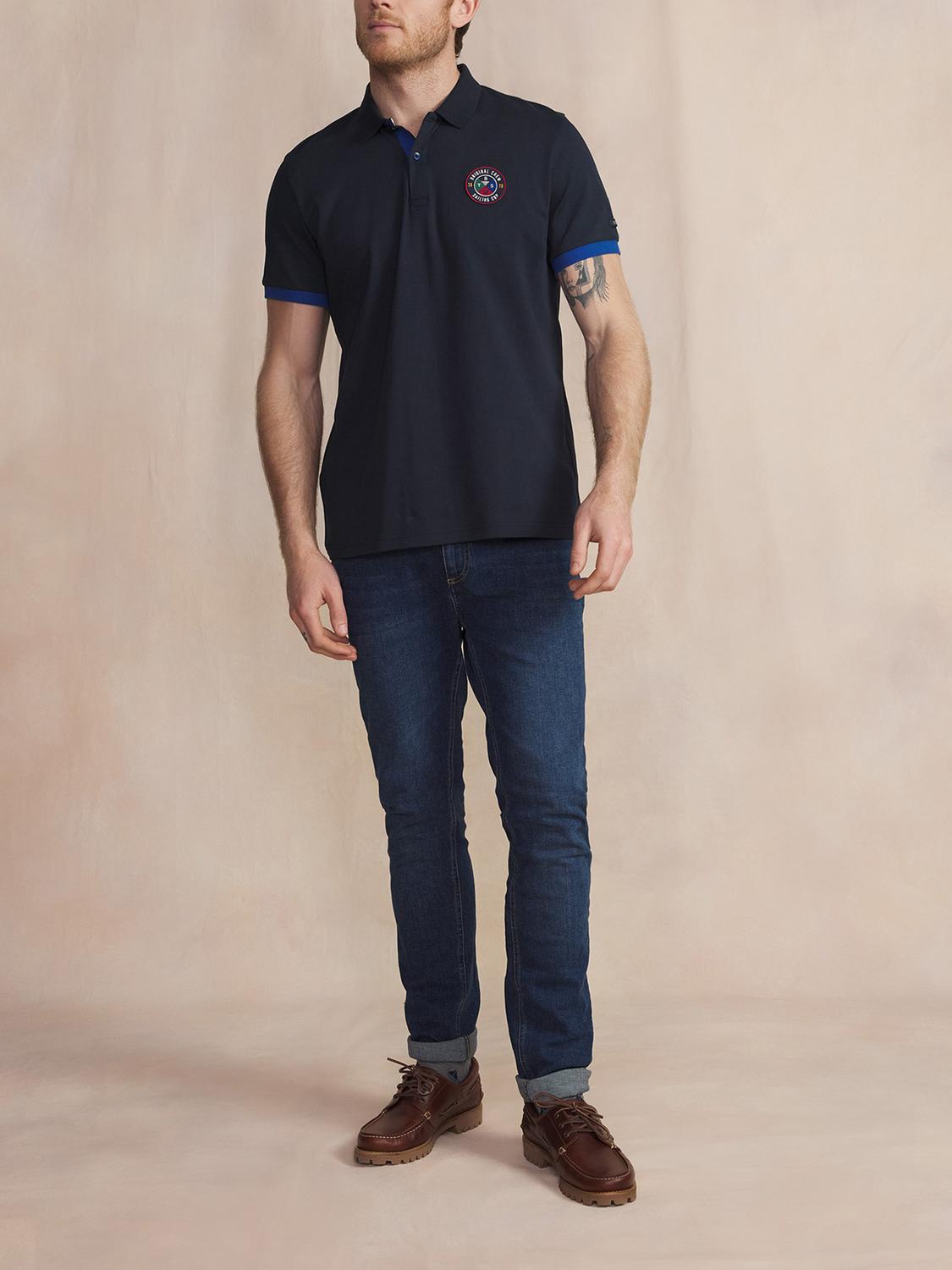 Polo Manches Courtes Bleu VALDEPOL