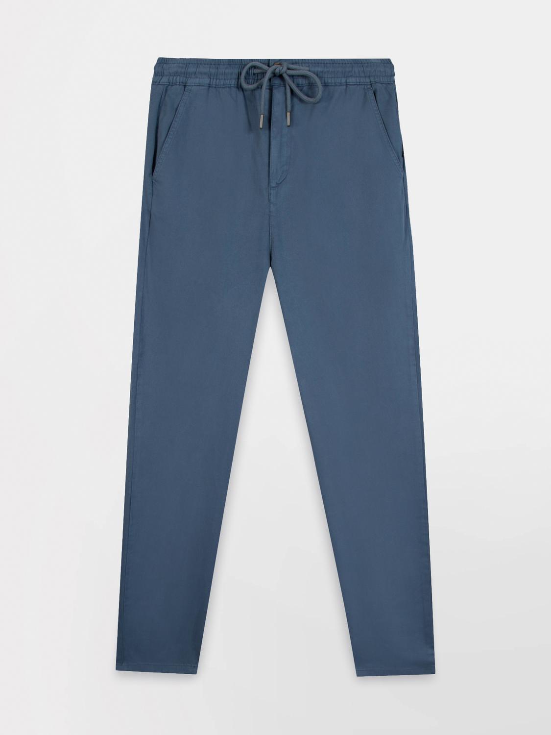 Pantalon Femme Cordon de resserrage Ceinture Elastiquée Bleu Regate SINTAJOG