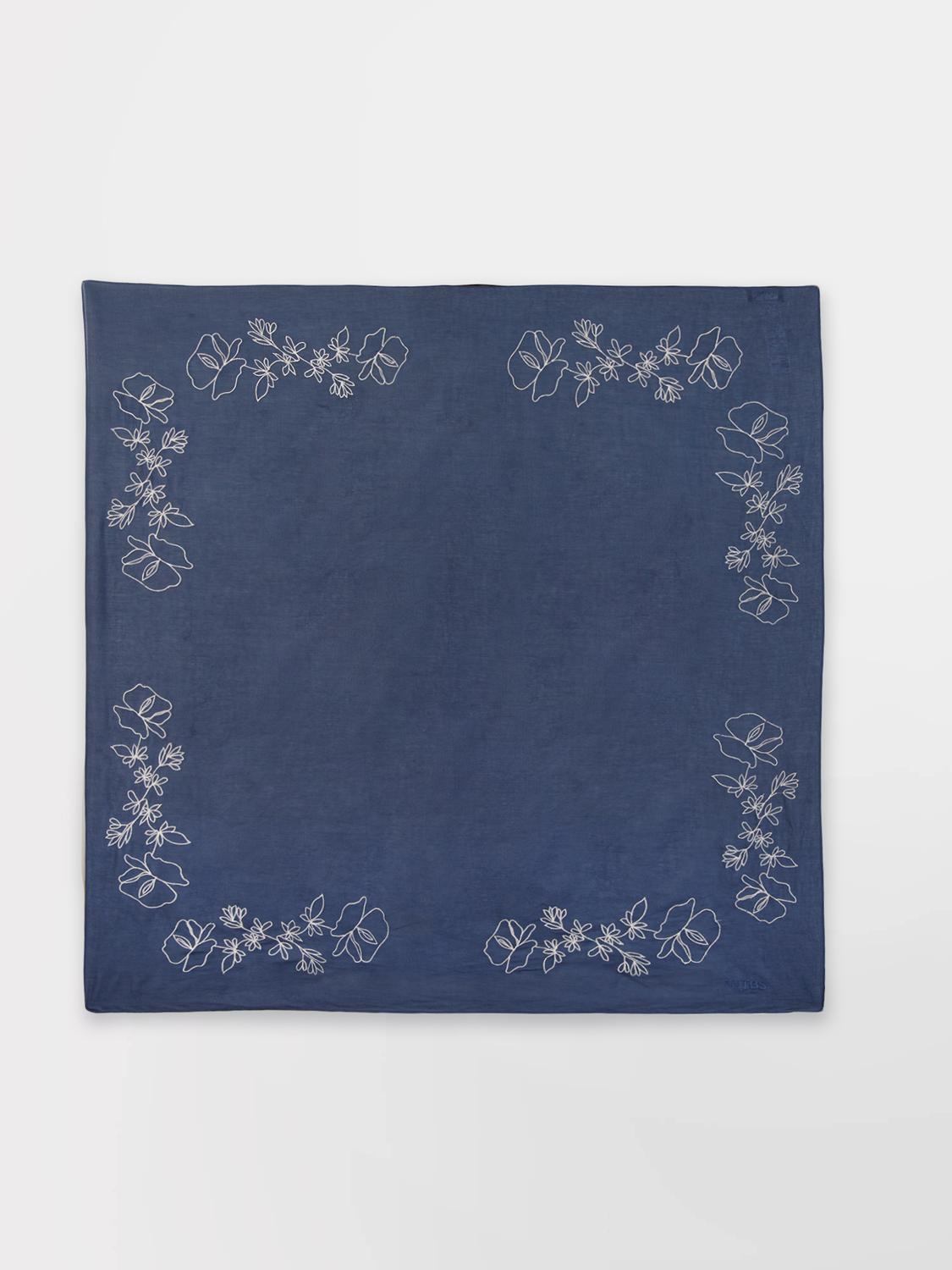 Foulard Femme Textile Fog et Azur ANNAFOU