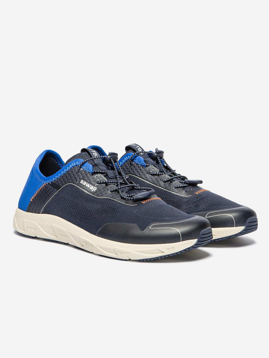 Men's running shoes Navy and Ultramarine JAZYLIV
