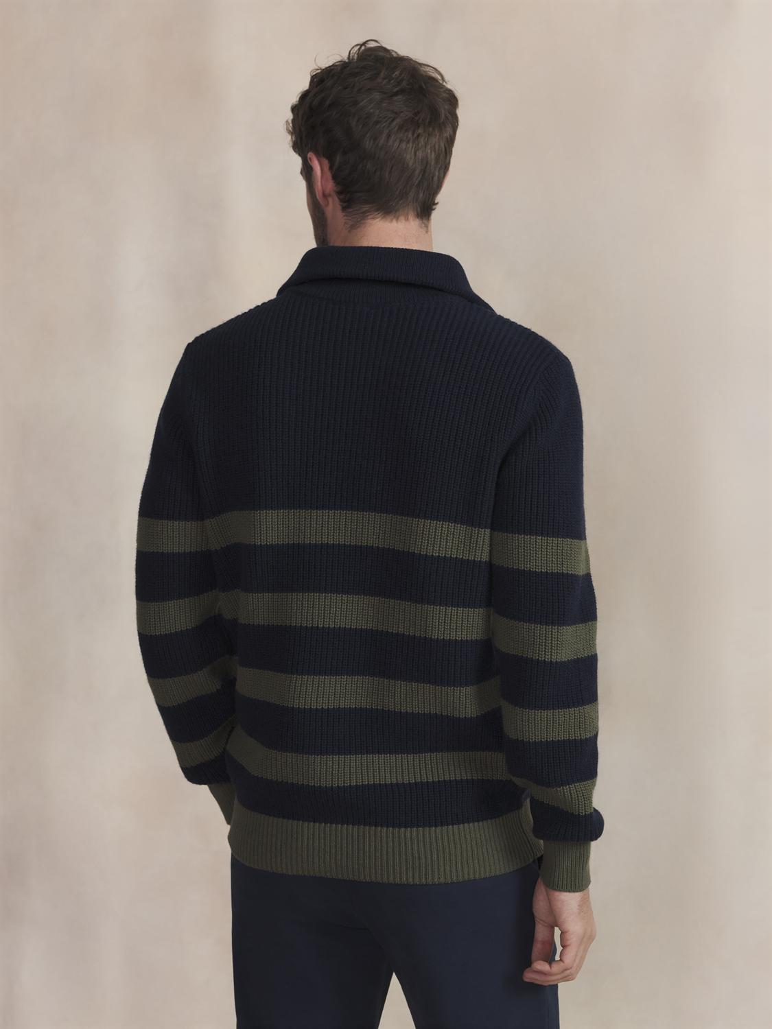 Pull Col Camionneur Homme Lichen MORAYCAM
