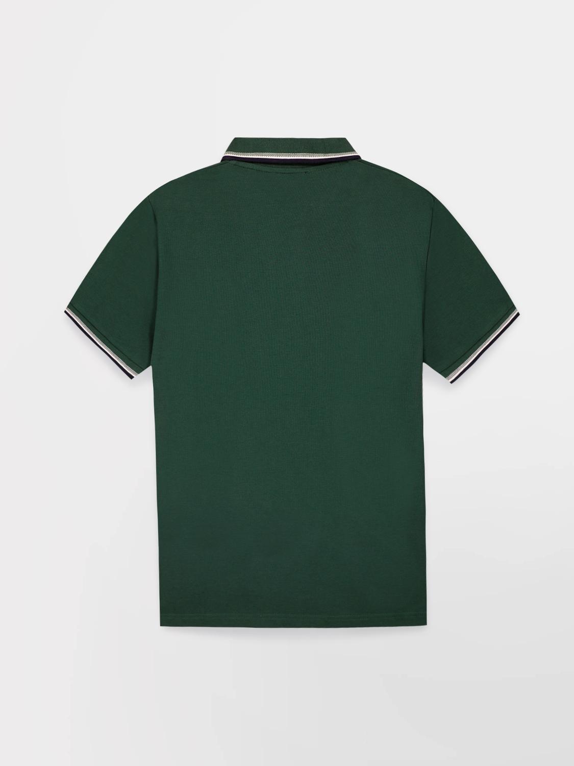 Polo Homme Coton Biologique Vert Sapin YVANEPOL Polo Homme Coton Biologique Vert Sapin YVANEPOL