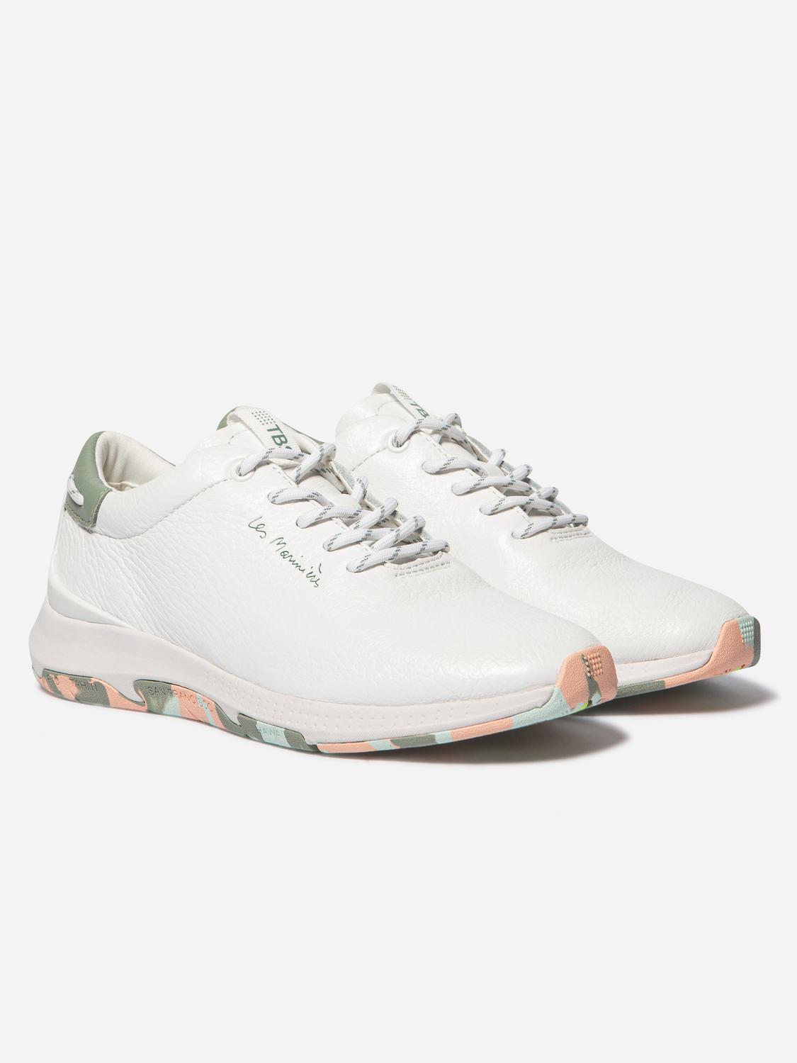 Running femme blanc argile camo JAZZRUN