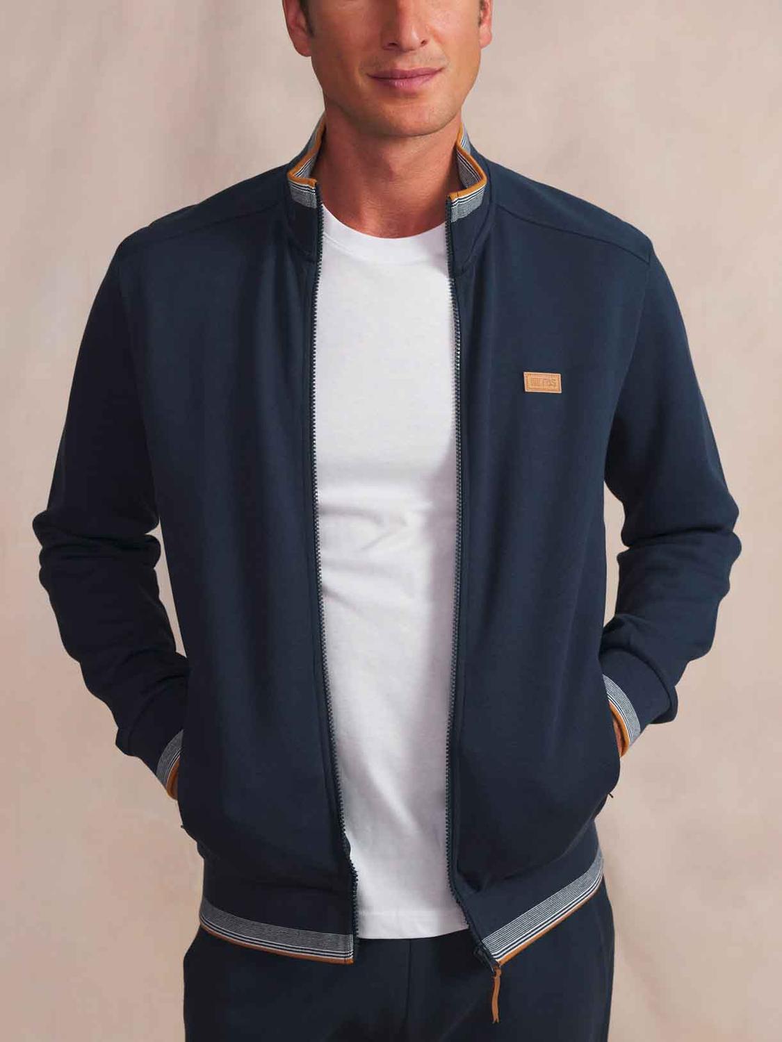 Sweatshirt Men Navy LEANNGIL