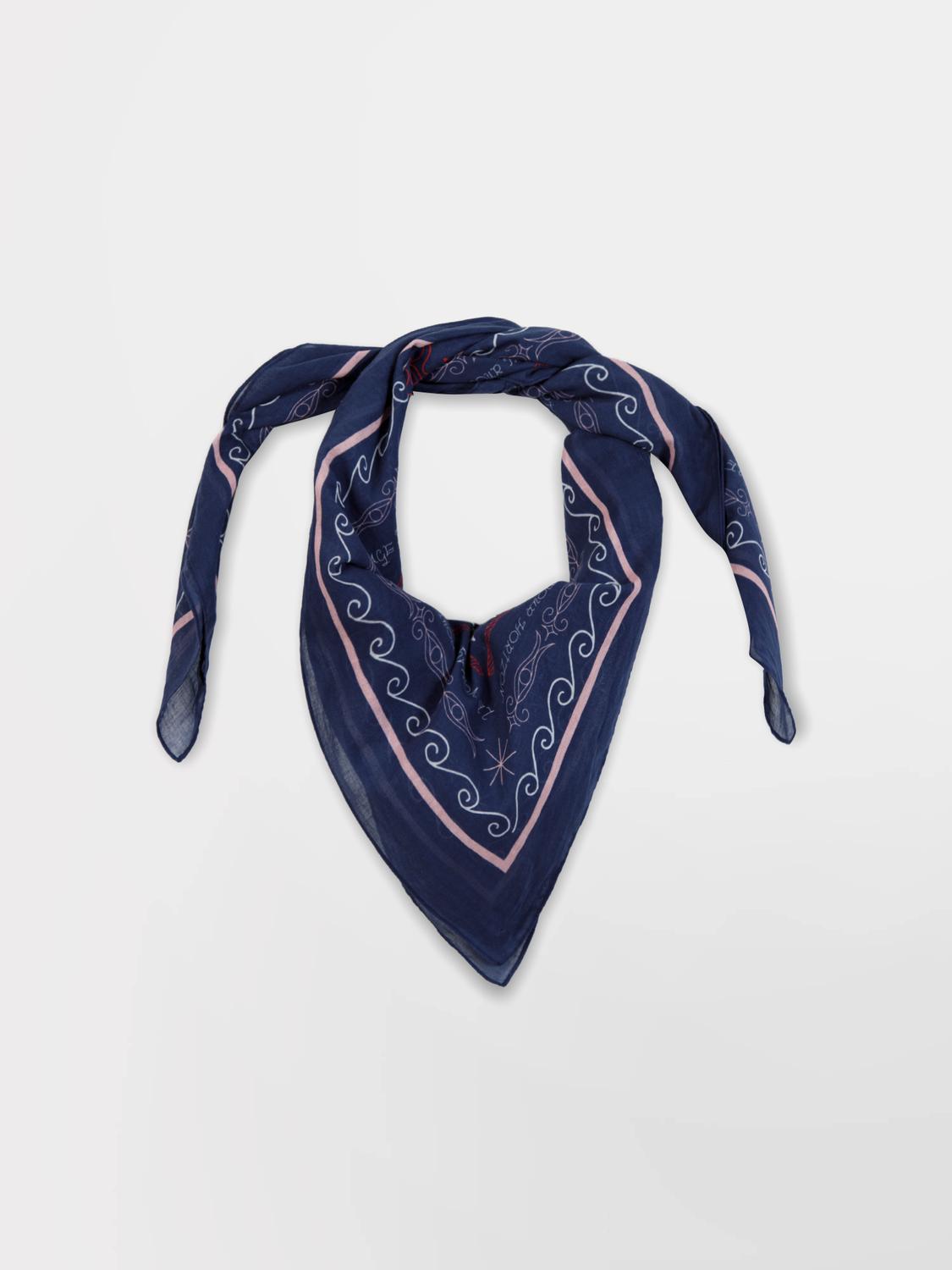 Foulard femme marine et voile MARELINE Mersea People