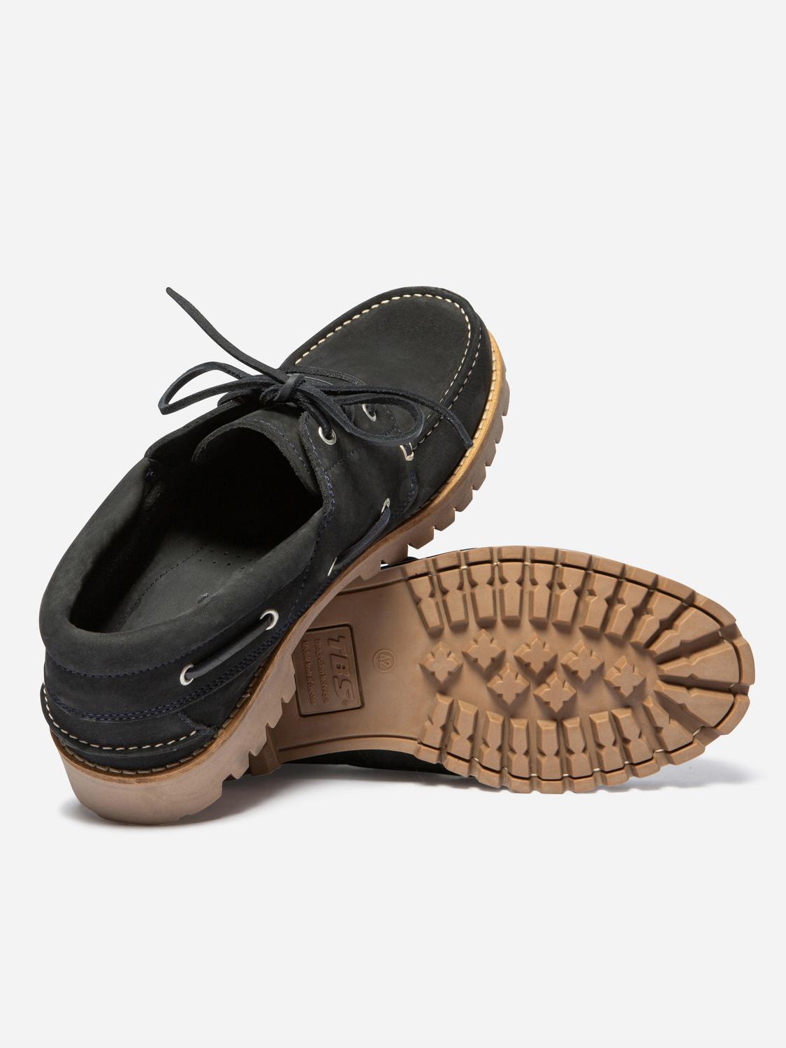 Chaussures Bateau Nubuck Navy RAYNOLD