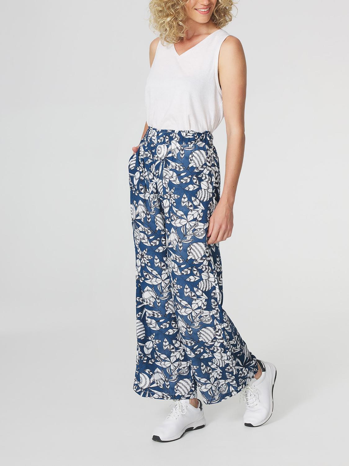 Pantalon Femme Imprimés Exclusifs TBS Marine JANIEPAN