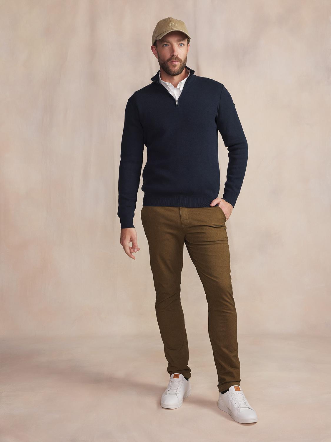 Pull Marine Manches Longues Bleu NOUVICAM Pull Marine Manches Longues Bleu NOUVICAM