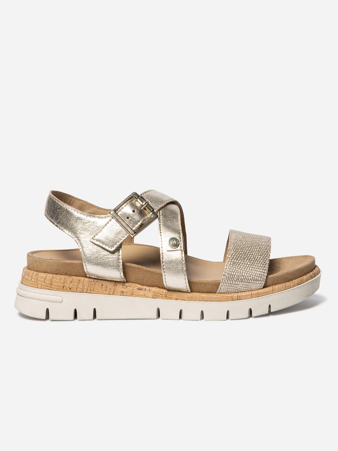 Women's flat sandals Platinum ZOELENN