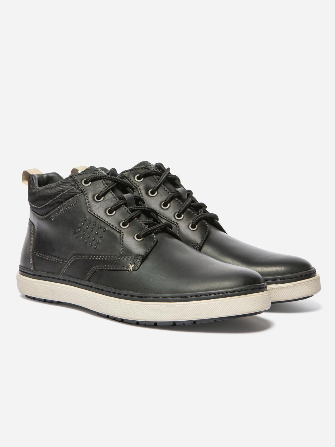 Bottines Homme Cuir Noir BERNNIE