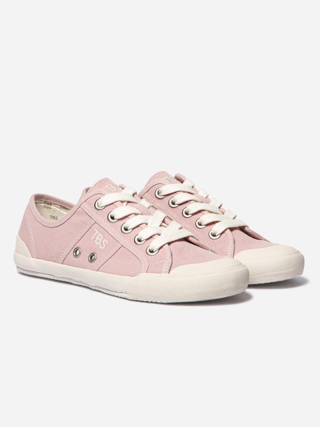 Tennis en toile femme rosee OPIACE