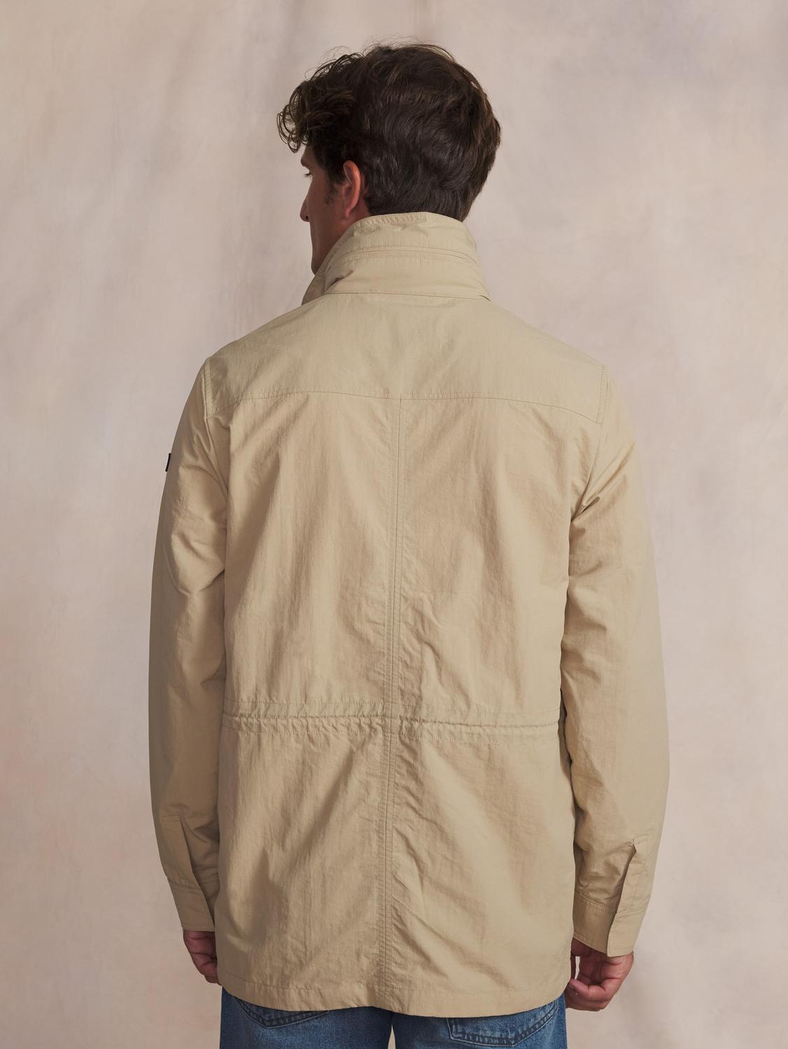 Veste Homme Col montant Beige JAMALVES