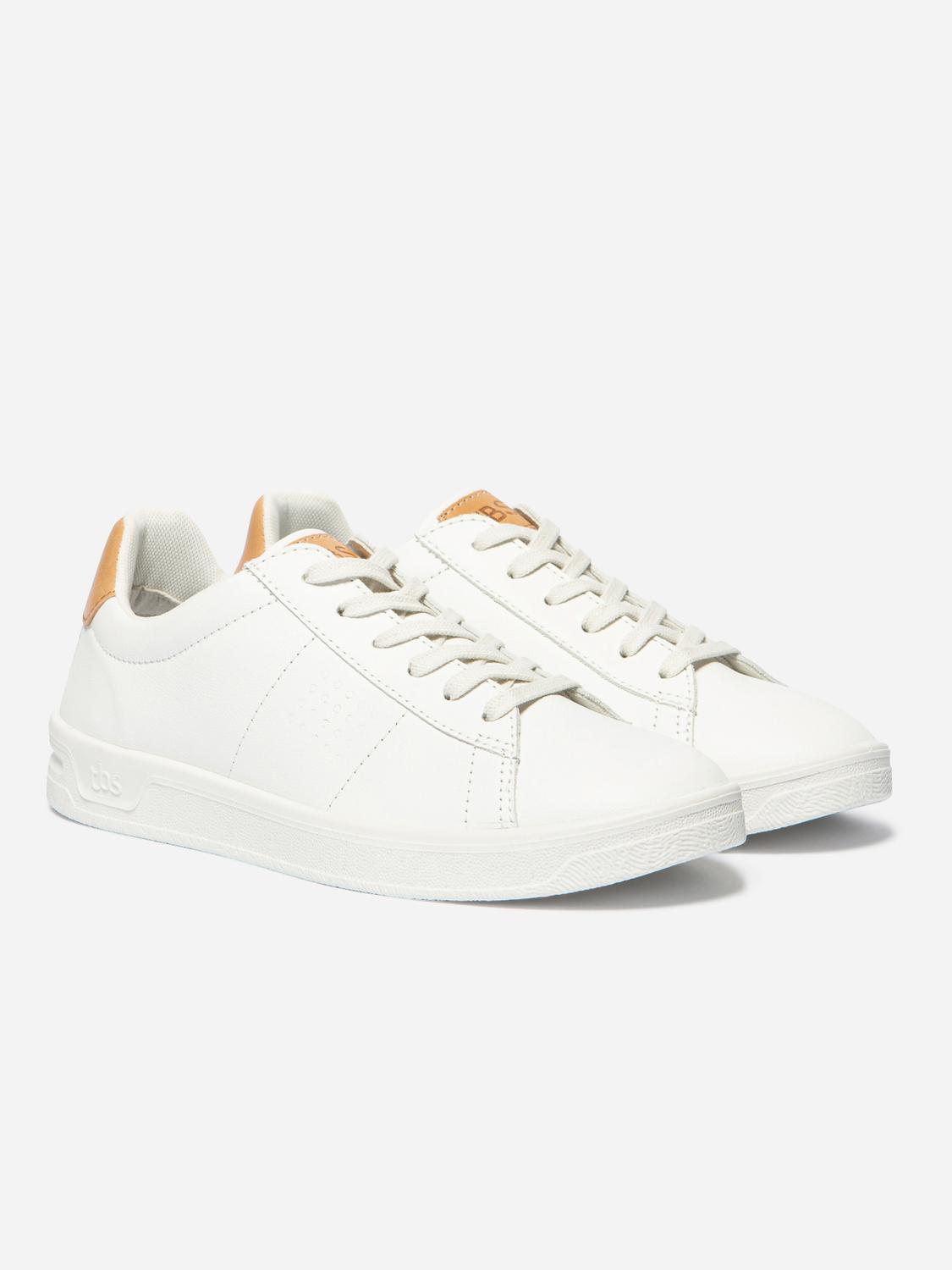 Baskets Homme Fabriquées En France Cuir Blanc FLAUBER Baskets Homme Fabriquées En France Cuir Blanc FLAUBER