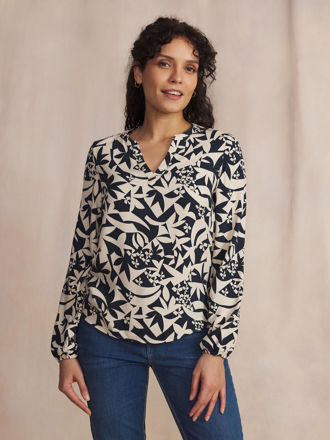 Blouse Manches Longues Bleu LESLIMIS Blouse Manches Longues Bleu LESLIMIS