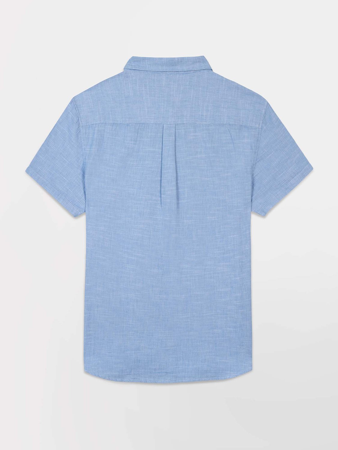 Chemise Homme Manches Courtes Coton Bleu