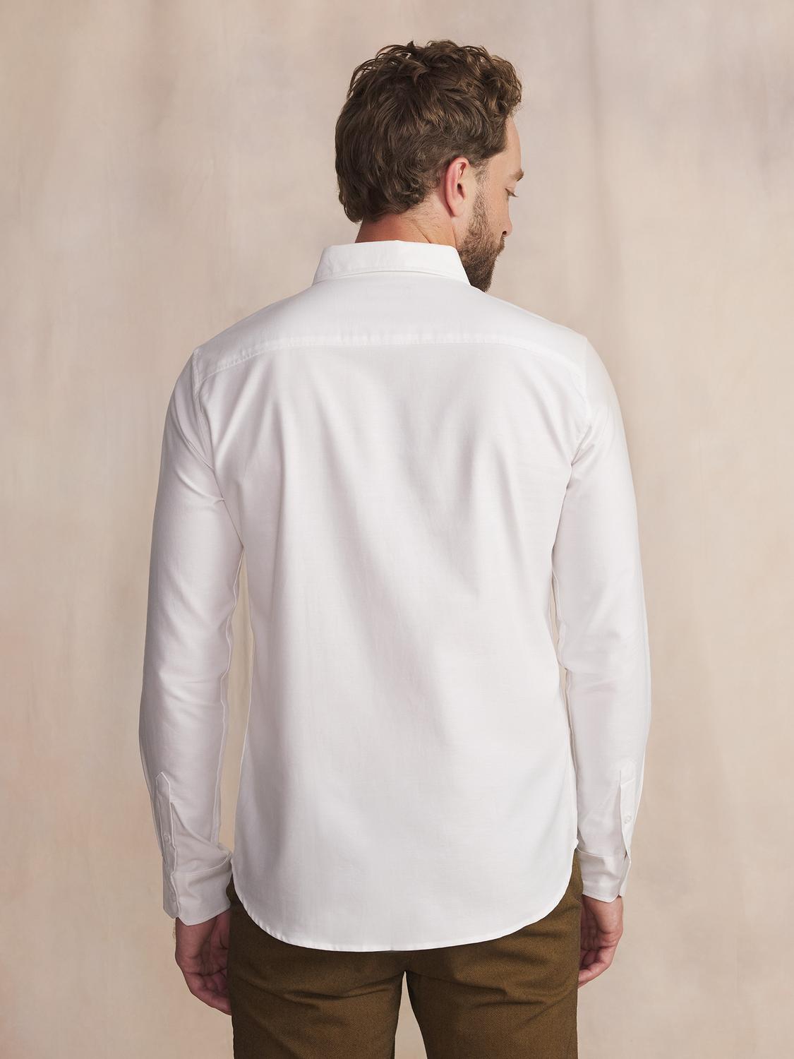 Chemise Blanc Manches Longues Blanc BRADYCHE Chemise Blanc Manches Longues Blanc BRADYCHE