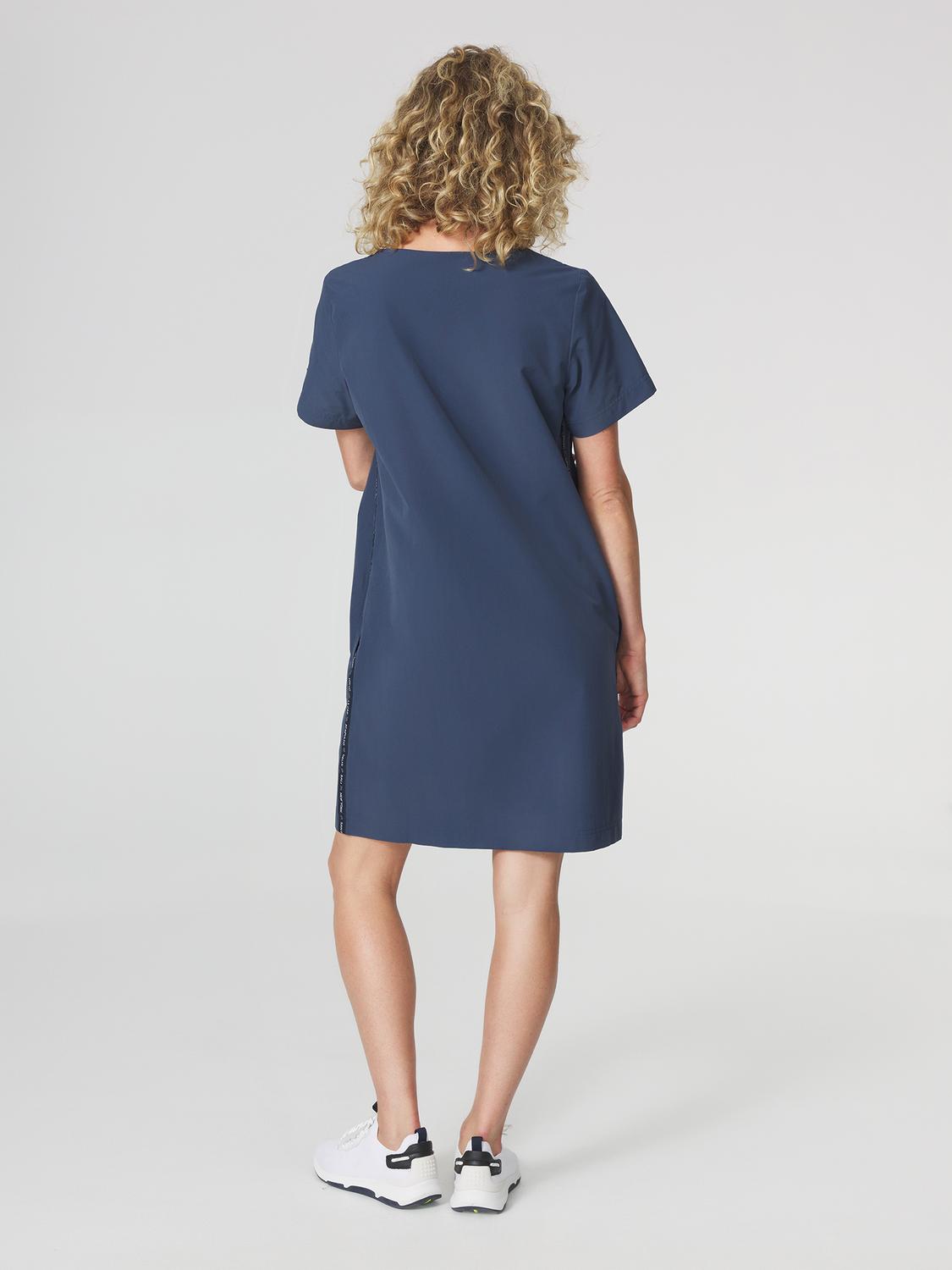 Robe Femme Matière Extensible Marine DELIAROB