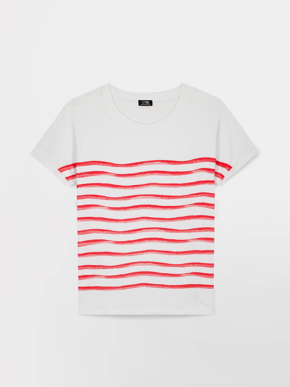 Tee-shirt en maille femme hibiscus OXANATEE