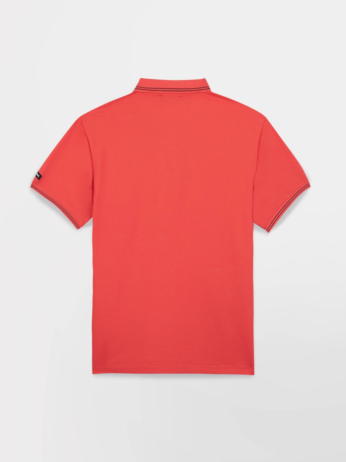 Polo Homme Coupe Ajustée Séchage Rapide Stretch Rouge ATTONPOL