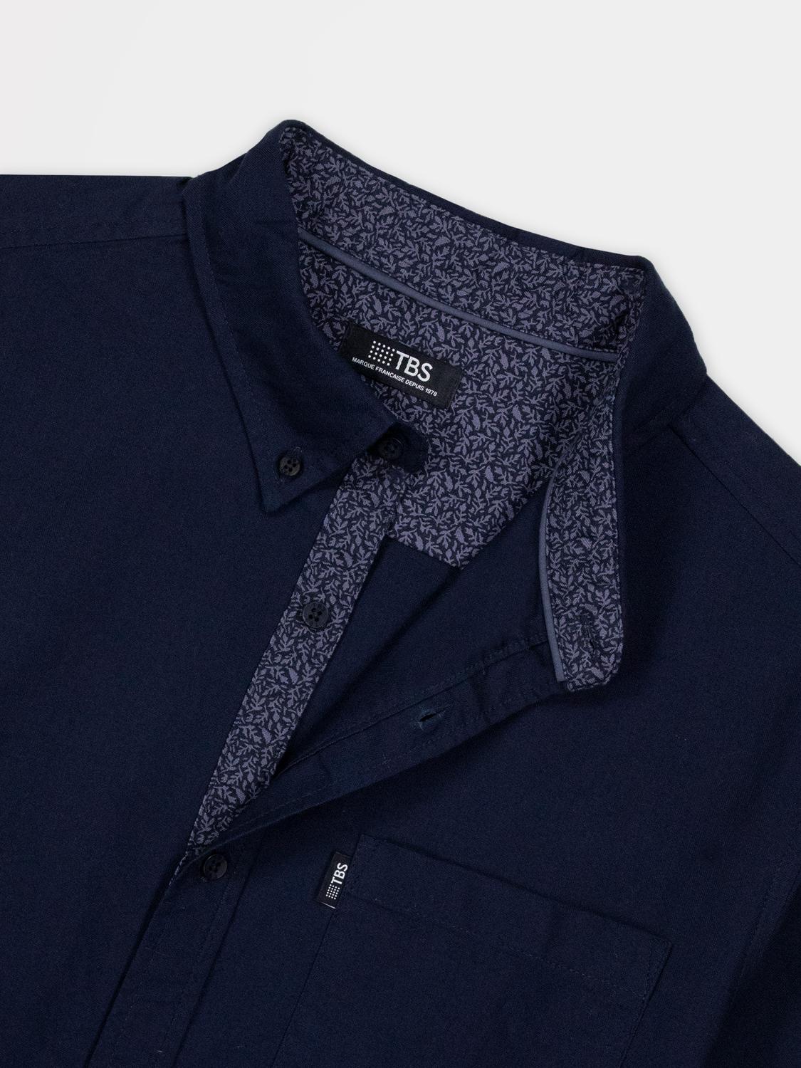Chemise Homme Coton Marine LYKUSCHE