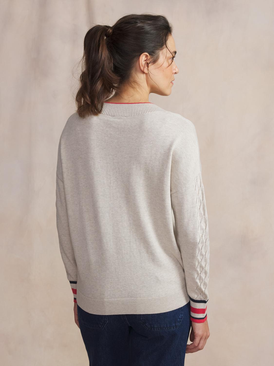Pull femme ecru XELLAVER