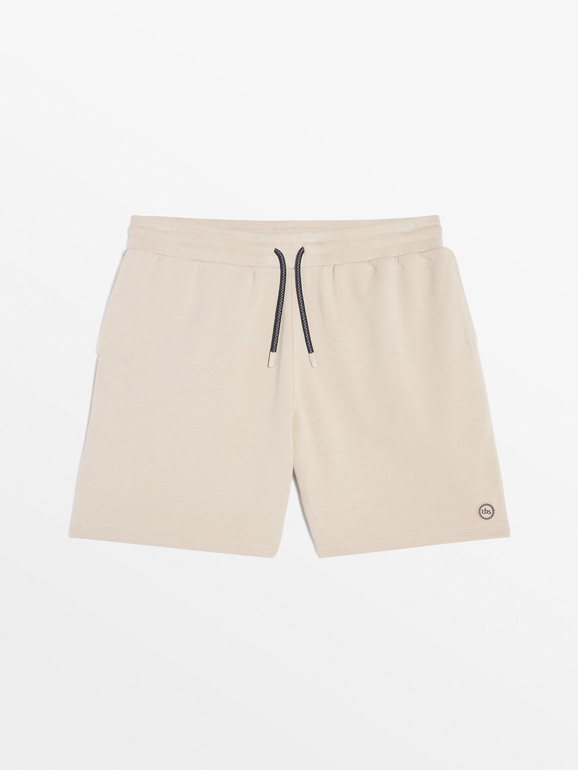 Short Homme Molletonné Eco Conçu Beige