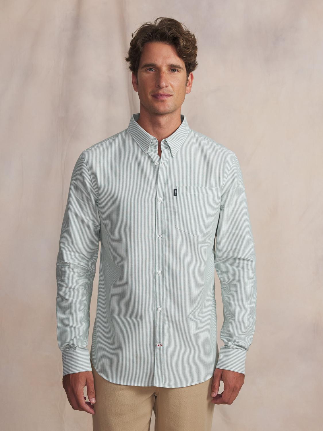 Chemise homme kaki ERWANCHE