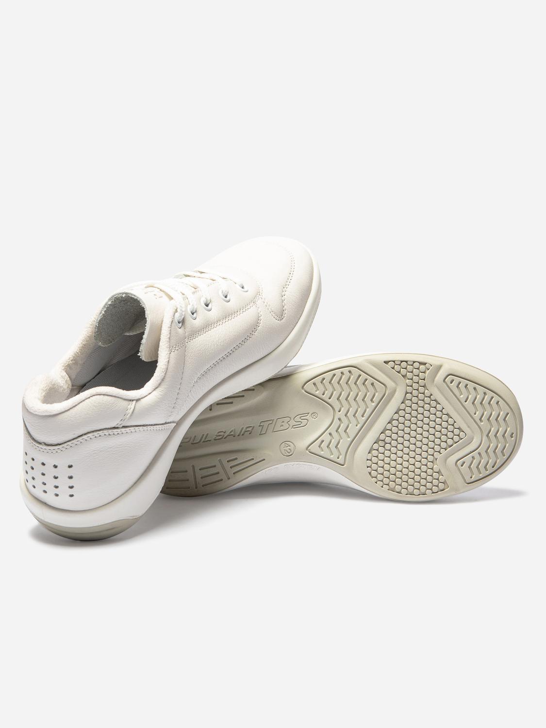 Baskets Homme Confort Dessus Cuir Blanc Baskets Homme Confort Dessus Cuir Blanc