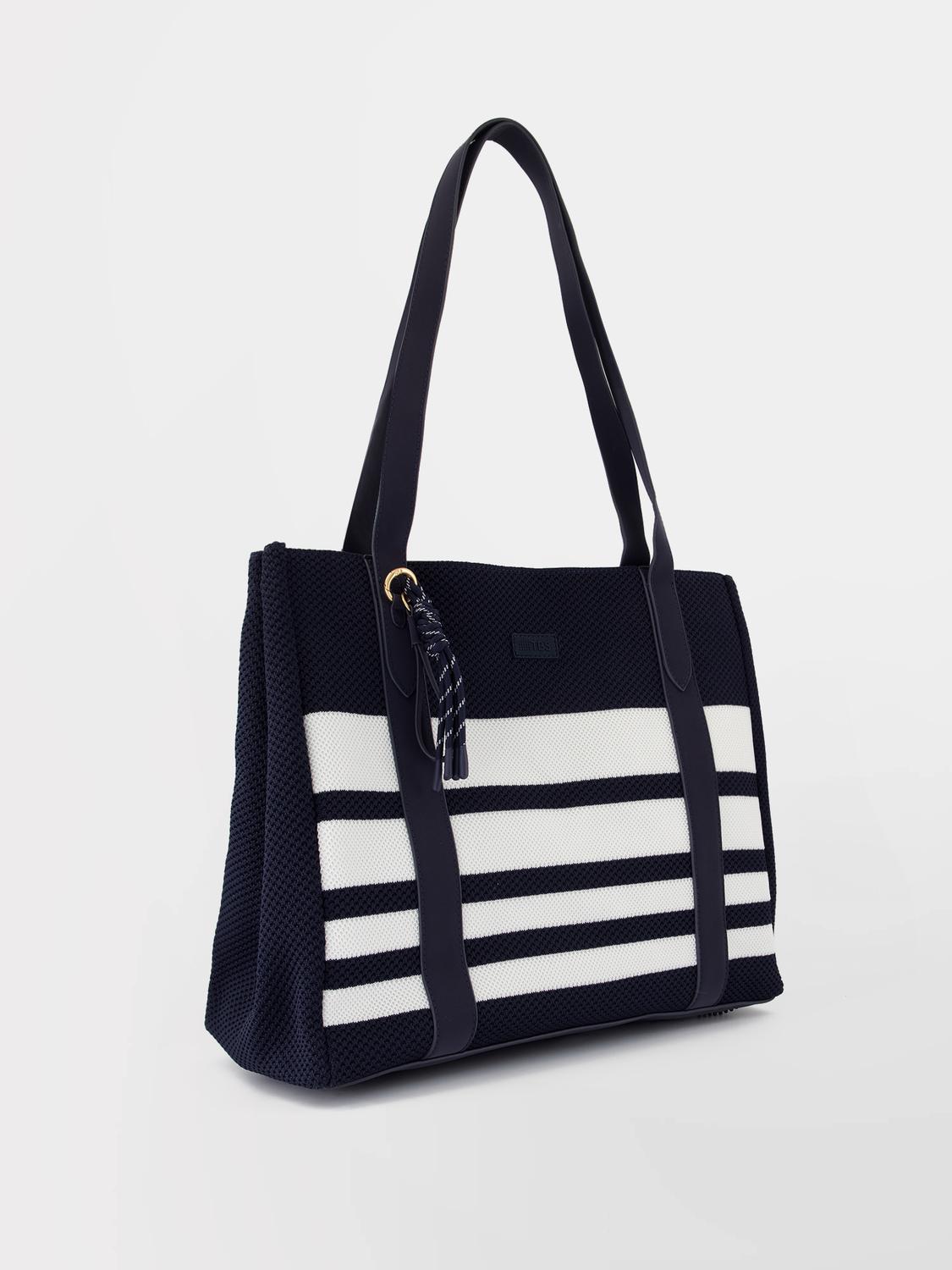 Sac Cabas Femme Knit Recyclé Rayé JAZOVER