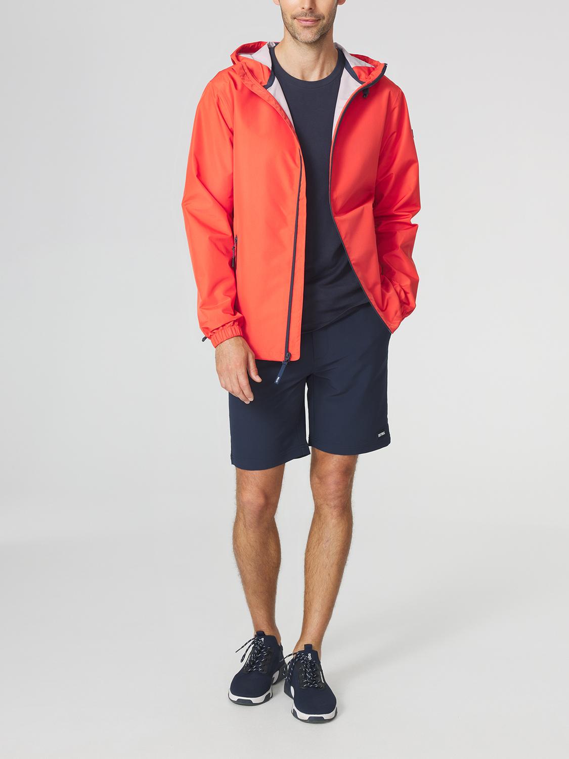 Coupe-Vent Homme Imperméable A Capuche Rouge WINDOBLO