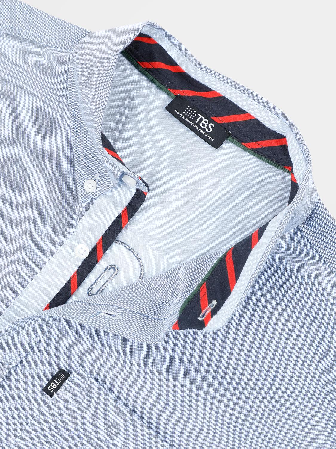 Chemise Chambray Manches Longues Bleu JAMADCHE Chemise Chambray Manches Longues Bleu JAMADCHE