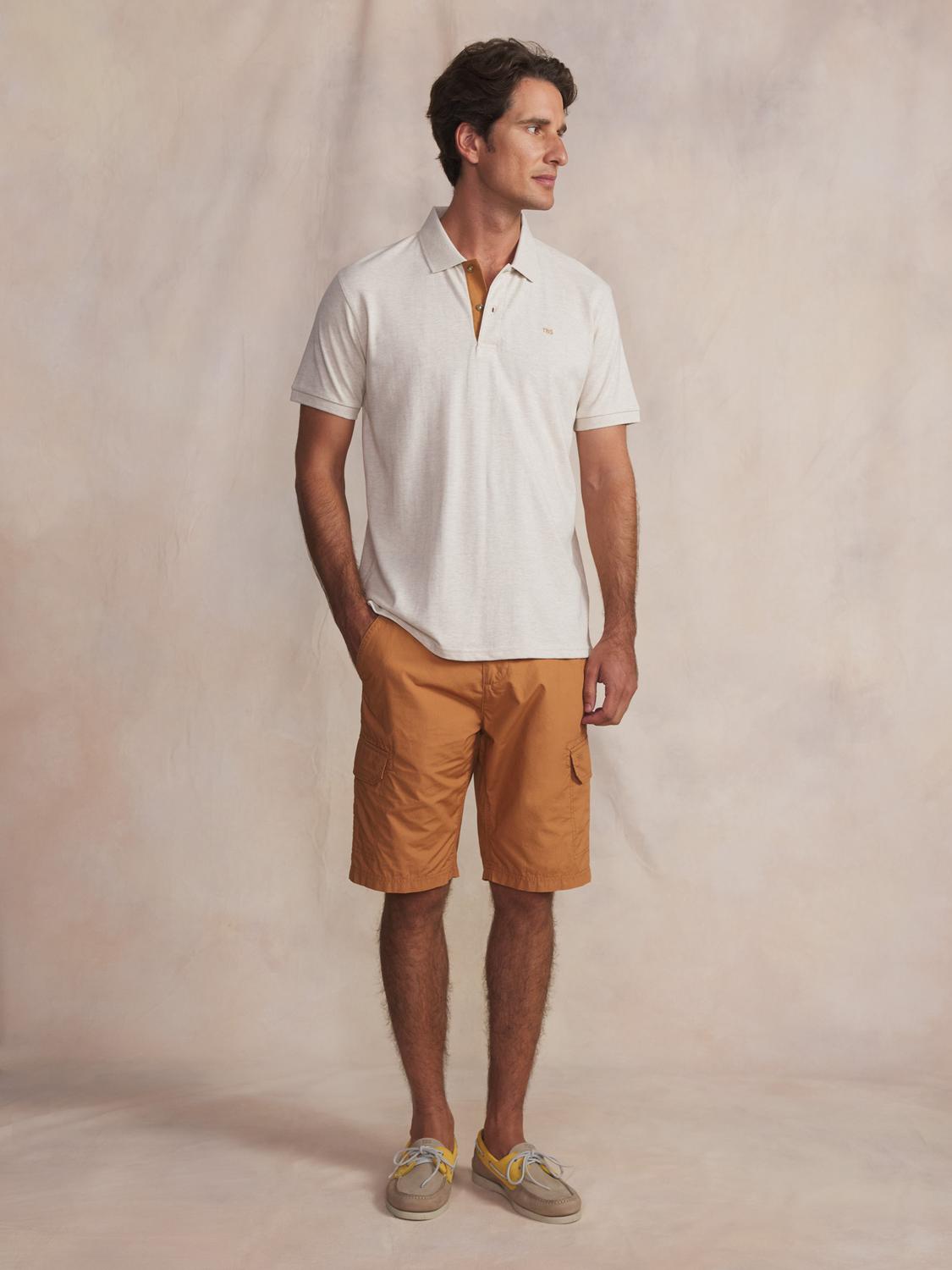 Polo homme beige chine LICIOPOL