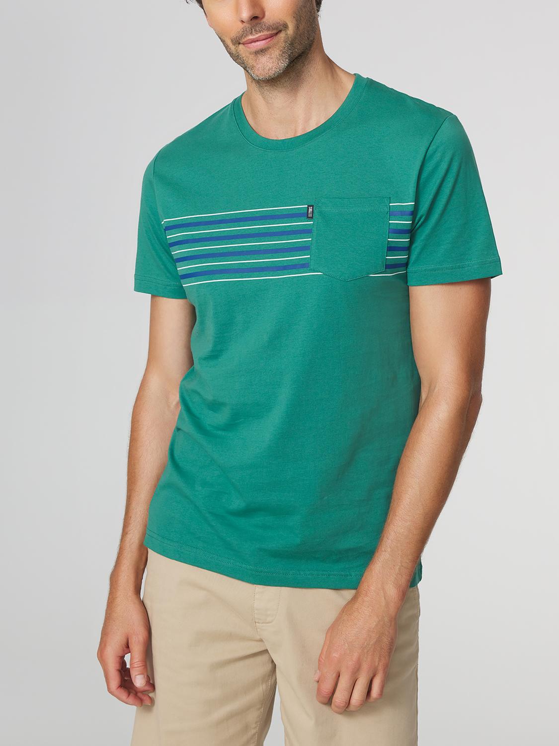 T-shirt Homme Jersey Vert AMORITEE