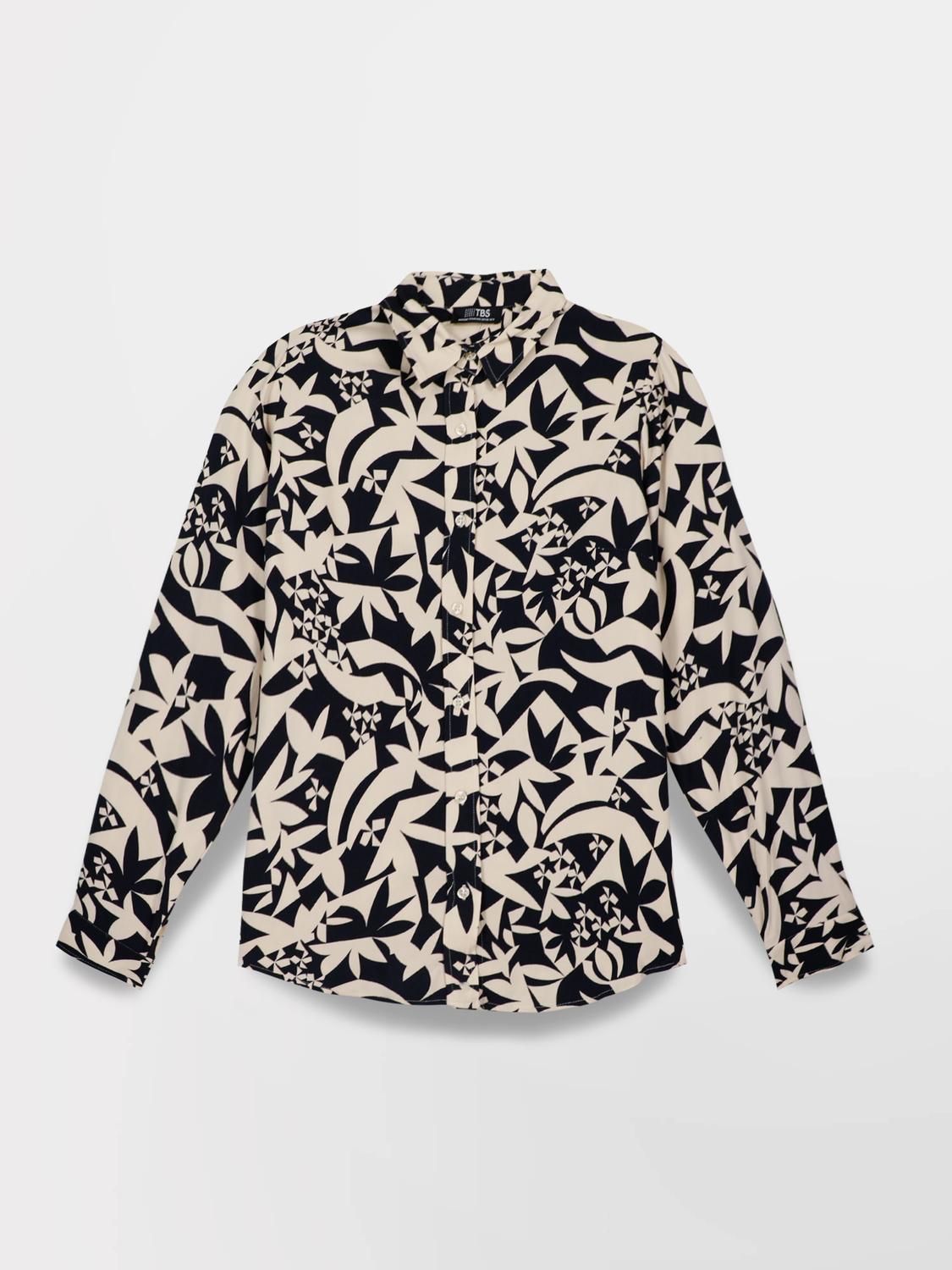 Chemise Manches Longues Bleu LESLICHE Chemise Manches Longues Bleu LESLICHE