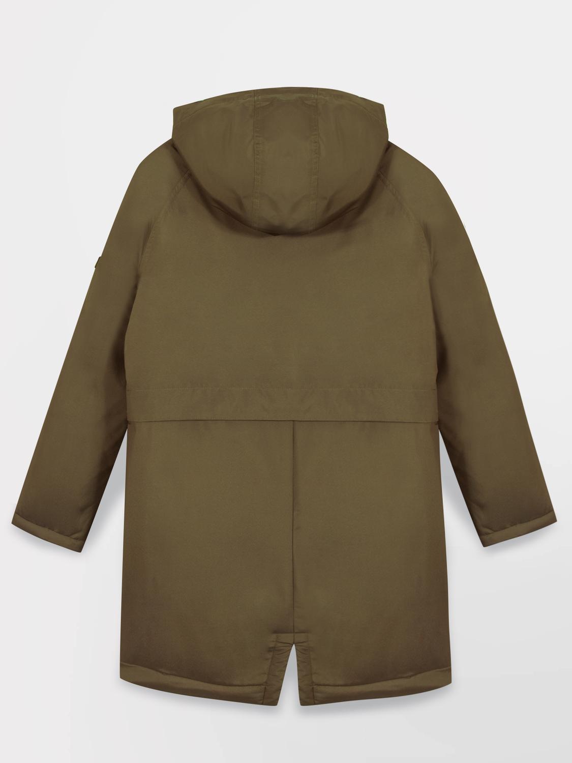 Manteau Long Femme Imperméable A Capuche Marron SUSANLON