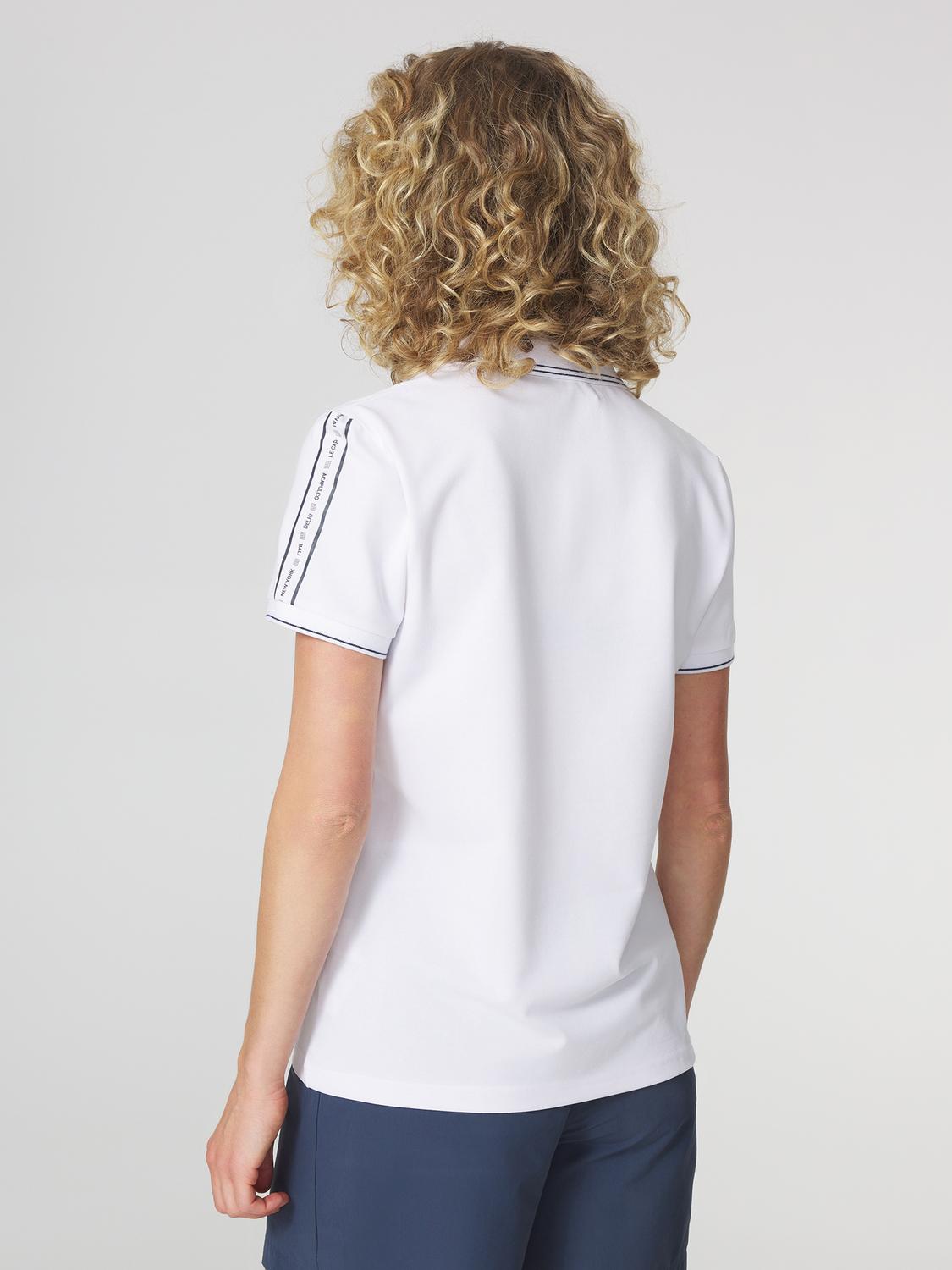 Polo Femme Piqué Blanc IRRISPOL