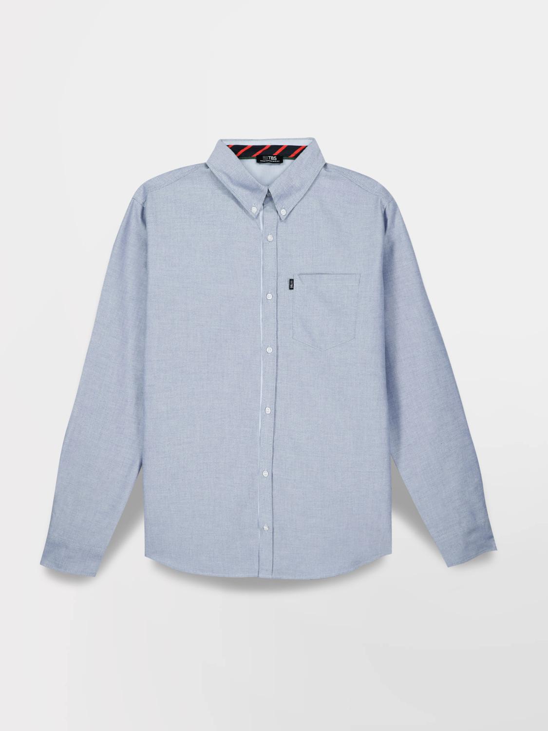 Chemise Chambray Manches Longues Bleu JAMADCHE Chemise Chambray Manches Longues Bleu JAMADCHE