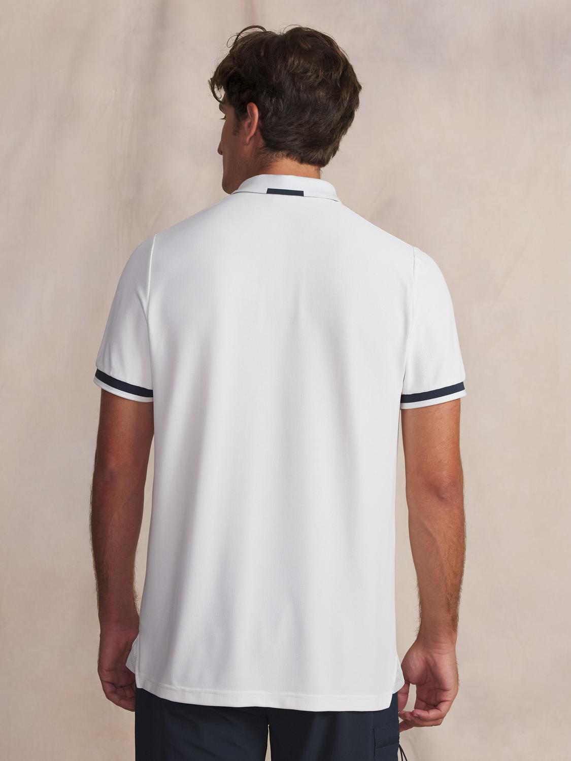 Polo homme blanc WAYATPOL